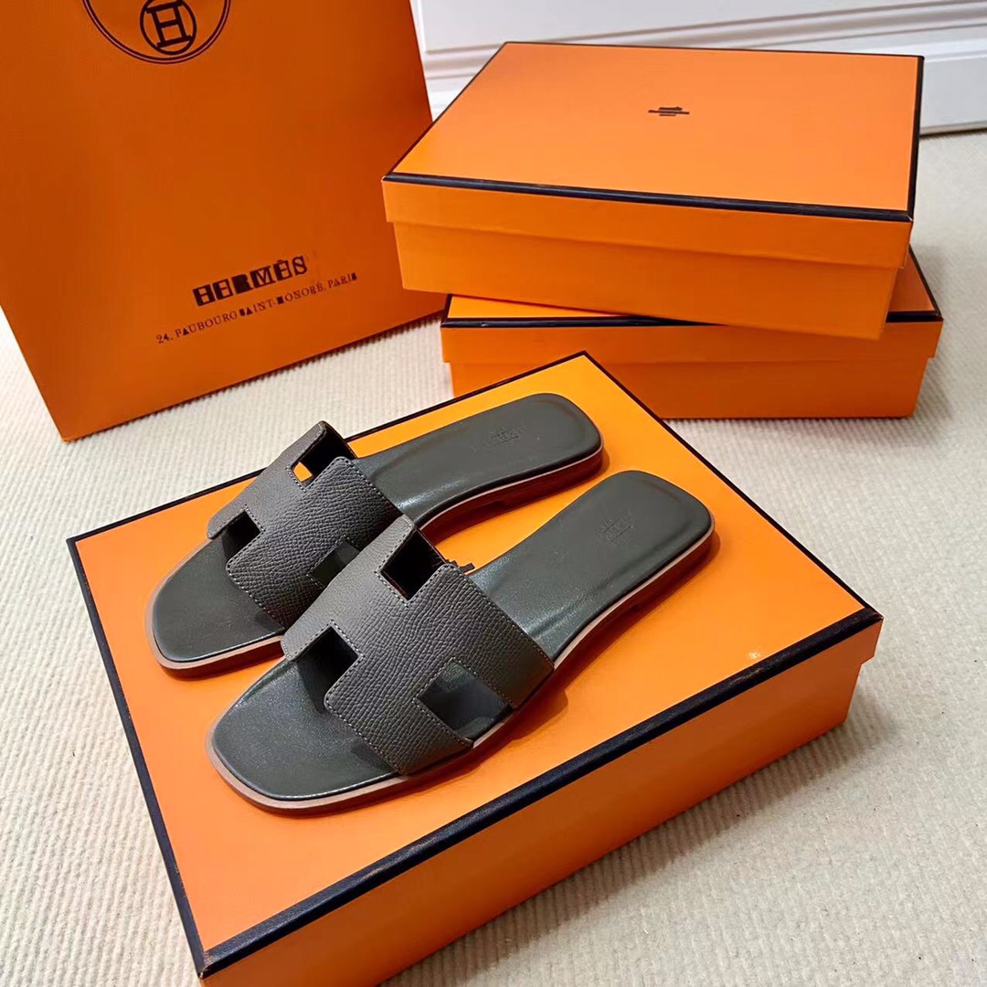 에르메스 올수공 오란 슬리퍼 샌들 앱송 67